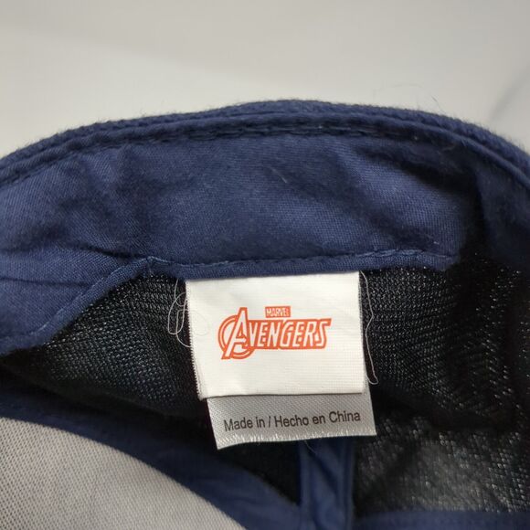 Captain America Snapback Hat Blue One Size Adjustable 6 Panel Marvel Avengers - Picture 8 of 9